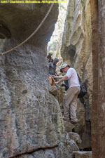 Paul climbing